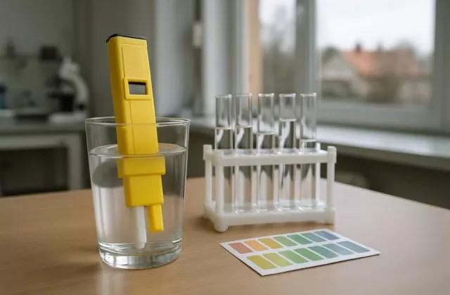 Измерение pH воды из скважины